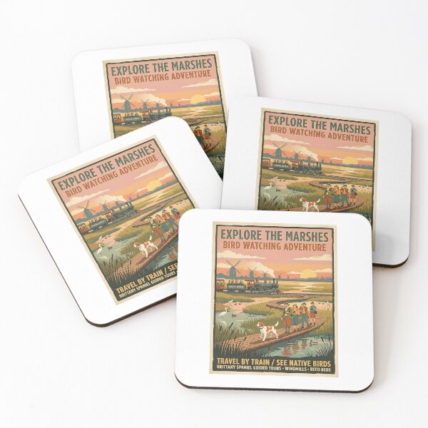 Item preview, Brittany Marsh Birdwatcher designed and sold by PictoVibe.