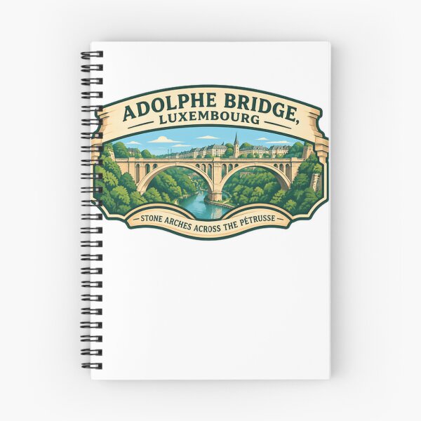 Item preview, Adolphe Bridge, Luxembourg Stone Arches Across The Pétrusse Travel Landmark designed and sold by Simsimah26Parks.