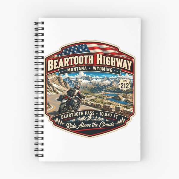 Item preview, Beartooth Highway Ride Above The Clouds Montana Wyoming Motorcycle Road Trip designed and sold by Star3NowForMe.