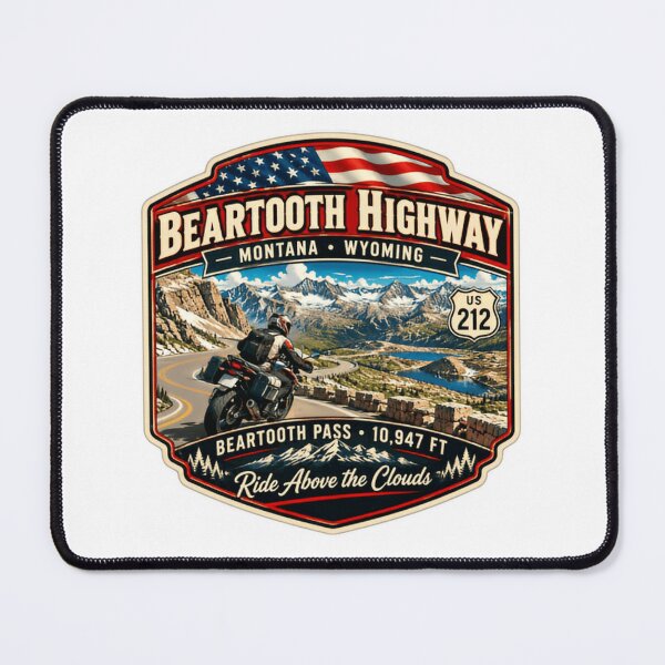 Item preview, Beartooth Highway Ride Above The Clouds Montana Wyoming Motorcycle Road Trip designed and sold by Star3NowForMe.