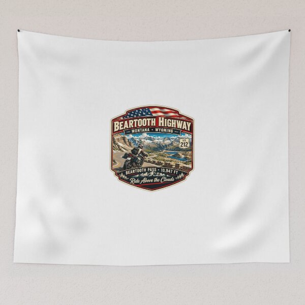Item preview, Beartooth Highway Ride Above The Clouds Montana Wyoming Motorcycle Road Trip designed and sold by Star3NowForMe.