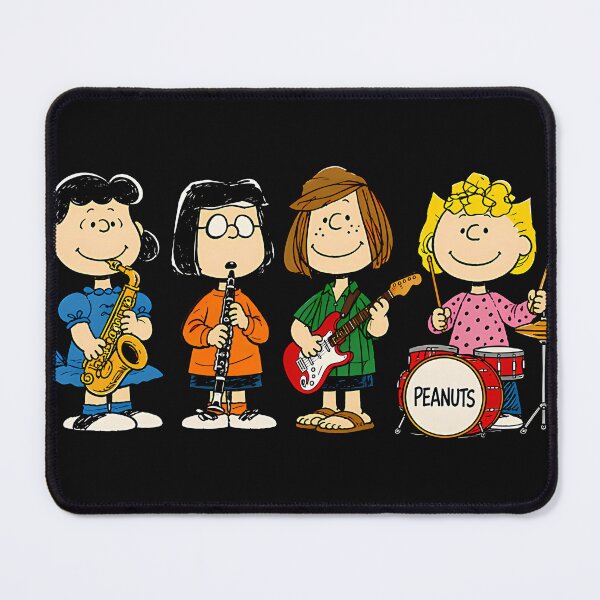 Item preview, Peanuts Music Crew Funny Cartoon Girl Band designed and sold by ZGMdesign.