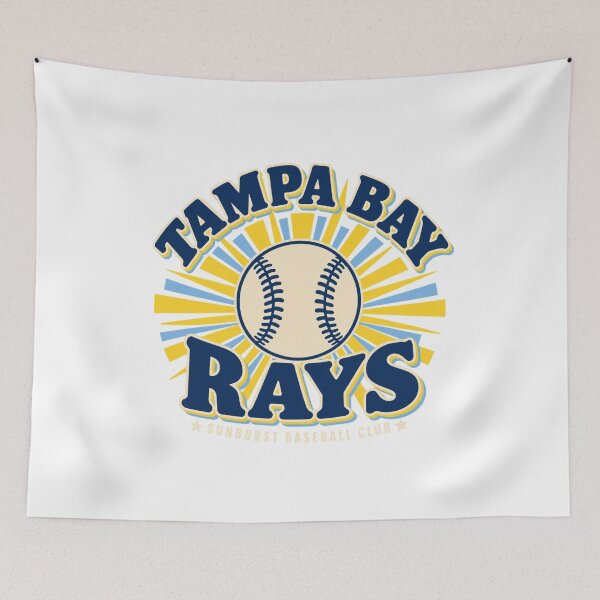 Item preview, Tampa Bay Rays Retro Sunburst Baseball Club designed and sold by Dresut.