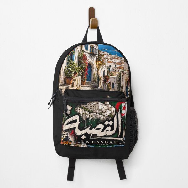 Item preview, Casbah of Algiers T-Shirt, Algeria Heritage Shirt, La Casbah Alger Arabic Calligraphy Vintage Travel Art designed and sold by Yaakoub12.