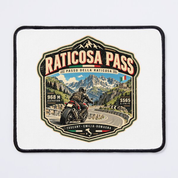 Item preview, Raticosa Pass Passo Della Raticosa Italy Motorcycle Travel Tuscany Emilia Romagna Mountain Biker designed and sold by Star3NowForMe.