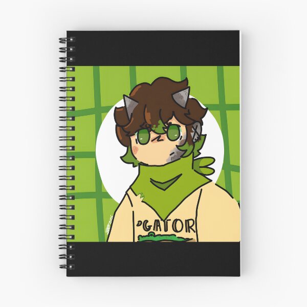 Item preview, Cartoon Character with Green Accents and Gator Theme designed and sold by J-Mindful.