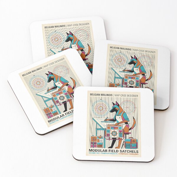 Item preview, Belgian Malinois Field Map Designer designed and sold by PictoVibe.