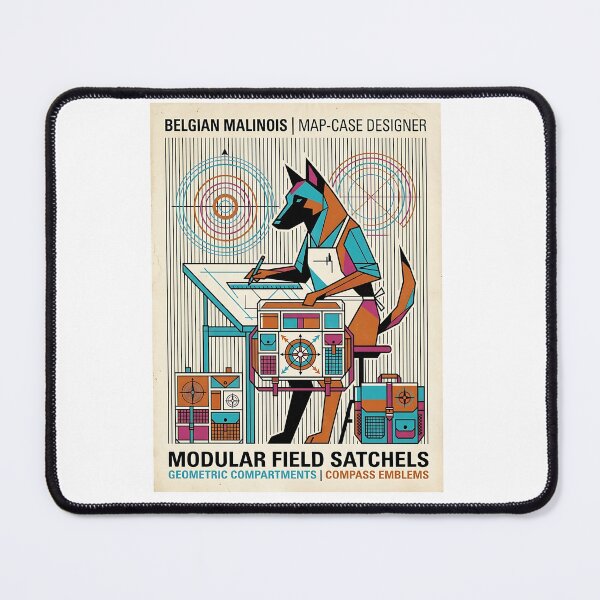 Item preview, Belgian Malinois Field Map Designer designed and sold by PictoVibe.