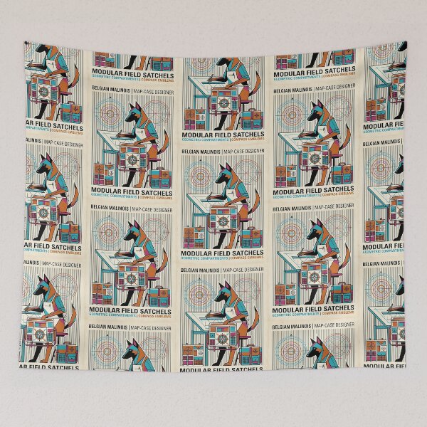 Item preview, Belgian Malinois Field Map Designer designed and sold by PictoVibe.