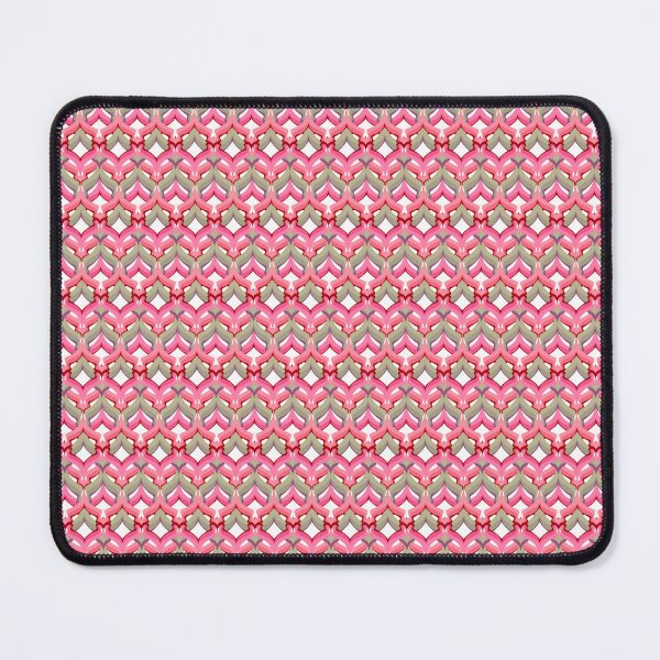 Item preview, Abstract geometric pattern retro red and beige designed and sold by fuzzyfox.