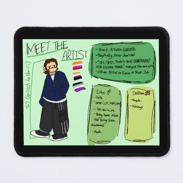 Item preview, Meet the Artist Illustration designed and sold by J-Mindful.