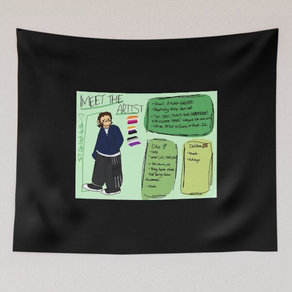 Item preview, Meet the Artist Illustration designed and sold by J-Mindful.