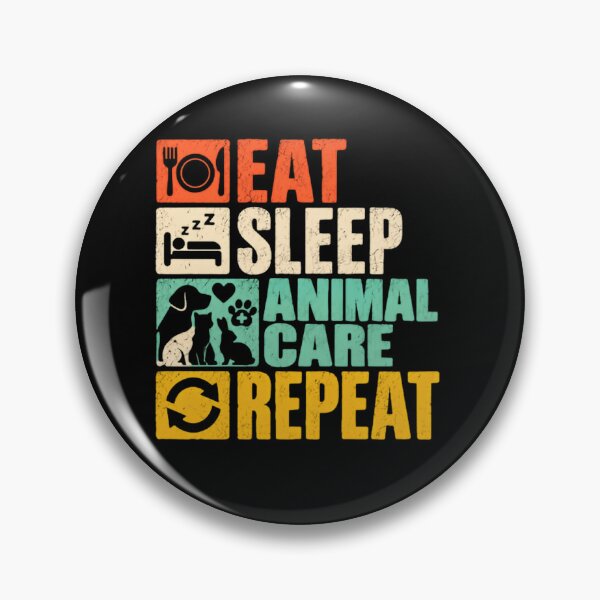 Item preview, Eat Sleep Animal Care Repeat Veterinarian Pet Lover Animal Welfare designed and sold by JonesFlora2025.