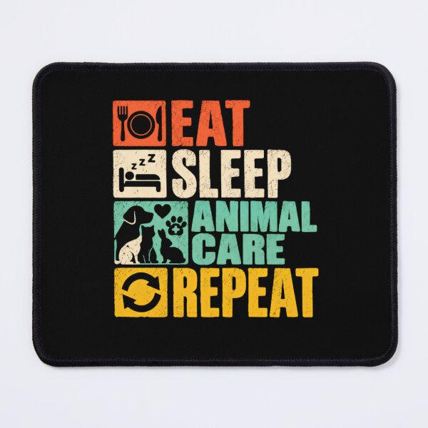 Item preview, Eat Sleep Animal Care Repeat Veterinarian Pet Lover Animal Welfare designed and sold by JonesFlora2025.