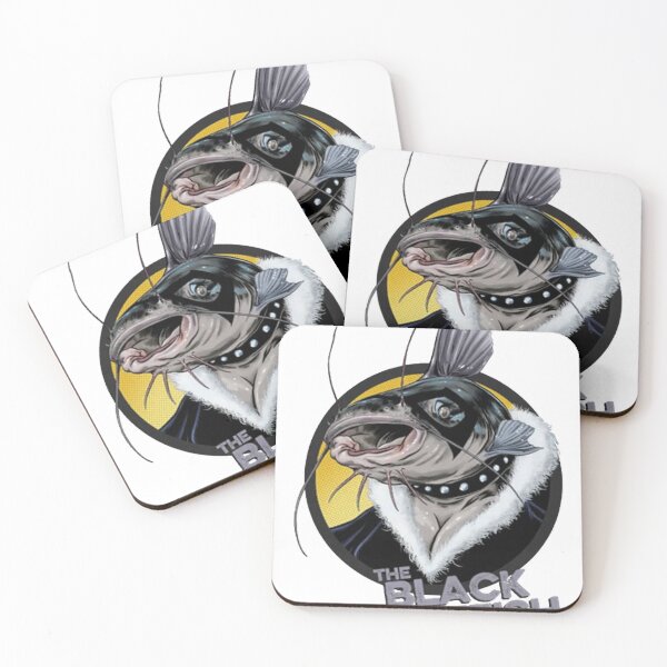 Item preview, Funny Cartoon Catfish Superhero Mask Circular Badge designed and sold by BorisBruns.