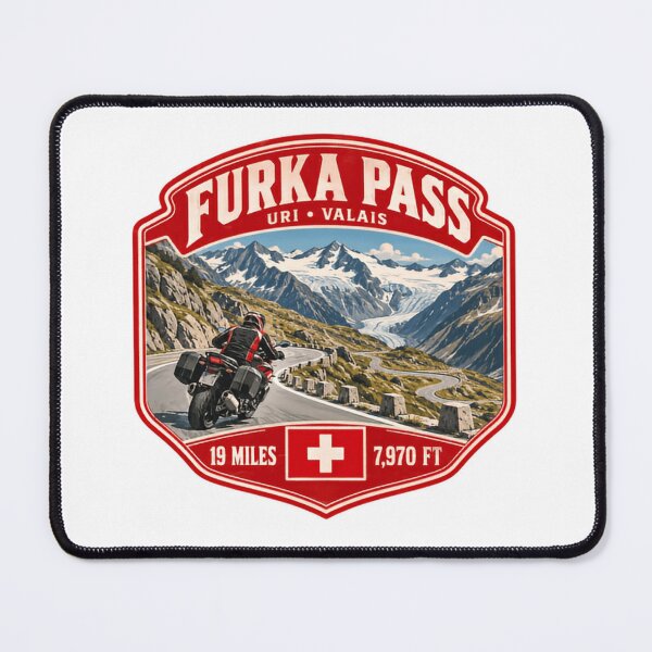 Item preview, Furka Pass Uri Valais Switzerland Motorcycle Travel Adventure designed and sold by Star3NowForMe.