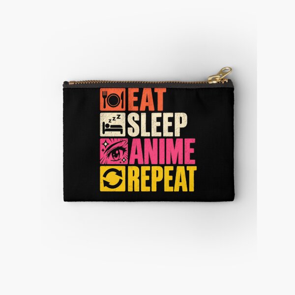 Item preview, Eat Sleep Anime Repeat Anime Fan Otaku Lifestyle designed and sold by RetroMini2026.