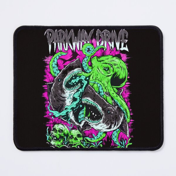 Item preview, PARKWAY DRIVE Shark Octopus Skulls Art designed and sold by Hector-Studio.