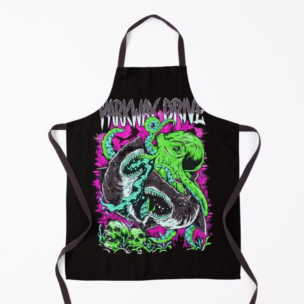 Item preview, PARKWAY DRIVE Shark Octopus Skulls Art designed and sold by Hector-Studio.