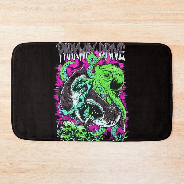 Item preview, PARKWAY DRIVE Shark Octopus Skulls Art designed and sold by Hector-Studio.