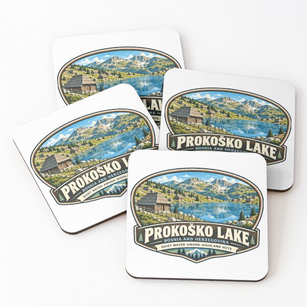 Item preview, Prokoško Lake Bosnia And Herzegovina Quiet Water Among Highland Huts Travel Souvenir Hiking Nature Lover designed and sold by Simsimah26Parks.