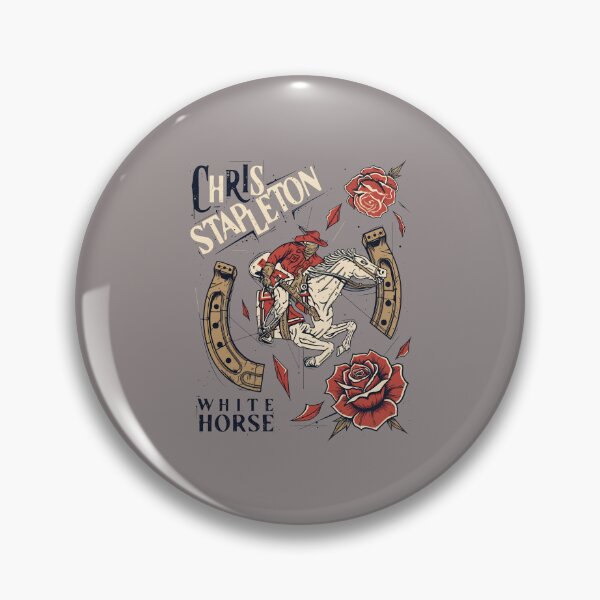 Item preview, Chris Stapleton White Horse Cowboy Graphic-53 designed and sold by SelinSaraWahl.