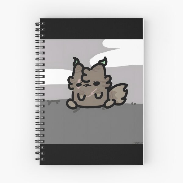 Item preview, cute fluffy creature illustration designed and sold by J-Mindful.