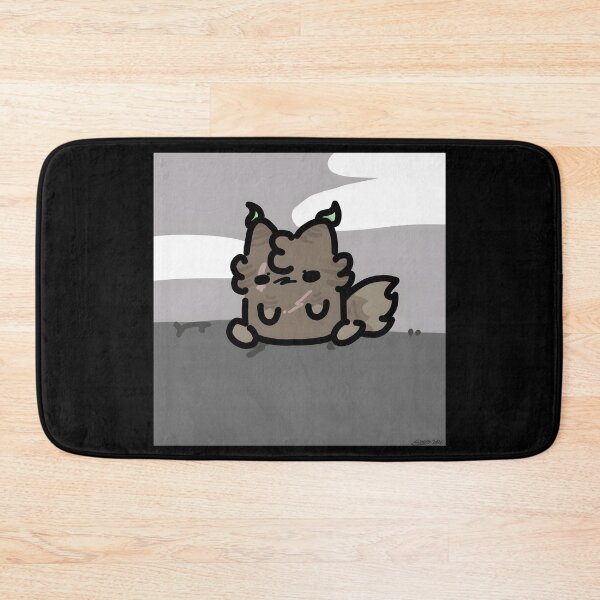 Item preview, cute fluffy creature illustration designed and sold by J-Mindful.