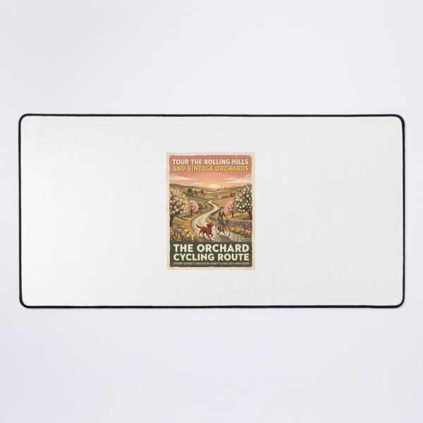 Item preview, Irish Setter Orchard Cyclist designed and sold by PictoVibe.