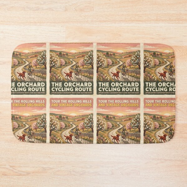Item preview, Irish Setter Orchard Cyclist designed and sold by PictoVibe.