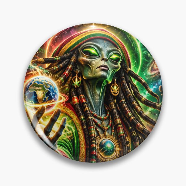 Item preview, Rasta alien  designed and sold by GyspySoulStudio.