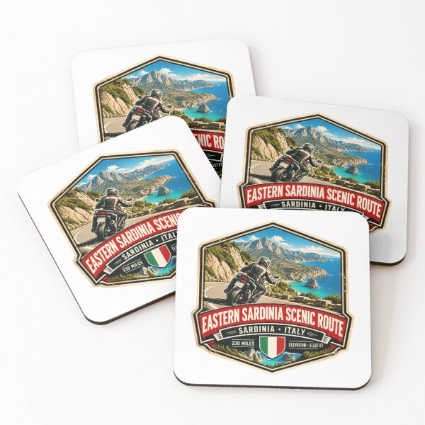 Item preview, Eastern Sardinia Scenic Route Italy Motorcycle Rider Adventure designed and sold by Star3NowForMe.