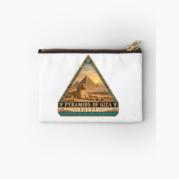 Item preview, Pyramids Of Giza Egypt Wonders Of The Ancient World Historical Landmark Travel Souvenir designed and sold by Simsimah26Parks.