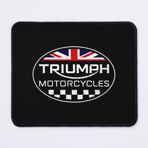 Item preview, Distressed Triumph Motorcycles British Flag Emblem designed and sold by Hector-Studio.