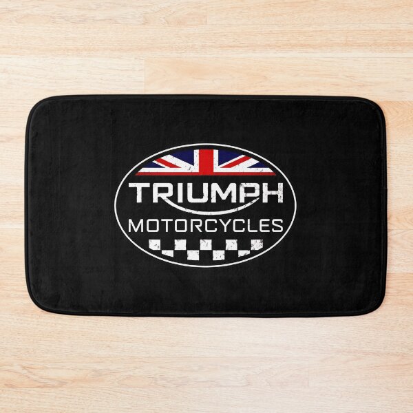 Item preview, Distressed Triumph Motorcycles British Flag Emblem designed and sold by Hector-Studio.