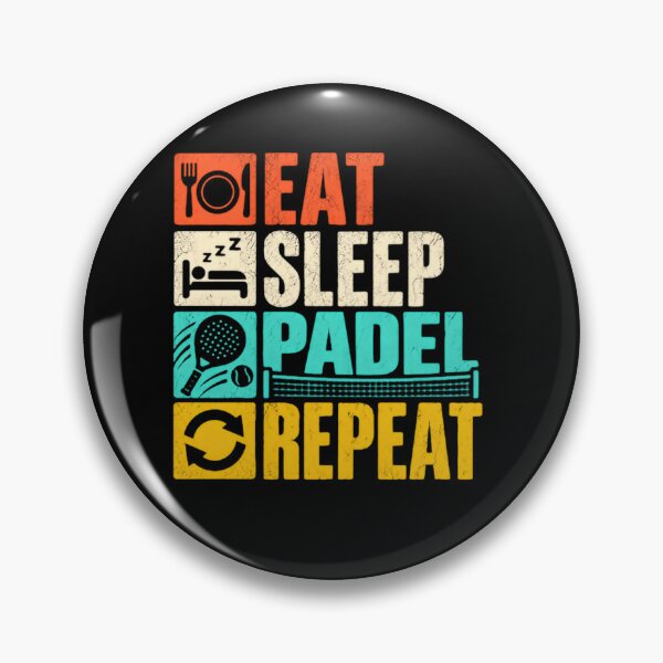 Item preview, Eat Sleep Padel Repeat Padel Player Sports Lover designed and sold by JonesFlora2025.