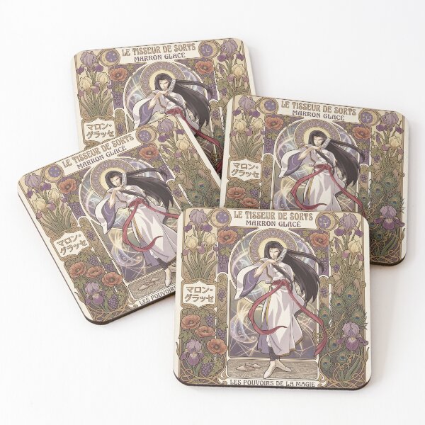 Item preview, Marron Glace in Alphonse Mucha Style designed and sold by Solace Sparkles.
