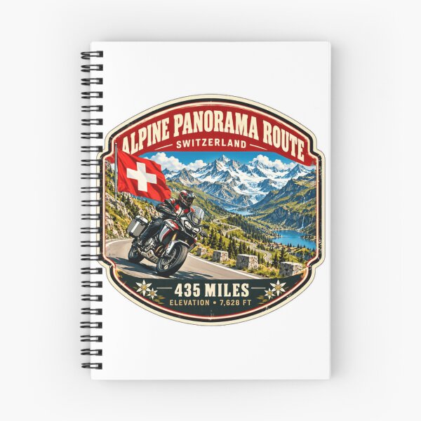 Item preview, Alpine Panorama Route Switzerland Motorcycle Tour Adventure Rider Mountain Travel designed and sold by Star3NowForMe.