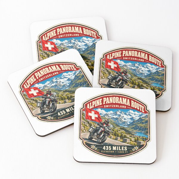 Item preview, Alpine Panorama Route Switzerland Motorcycle Tour Adventure Rider Mountain Travel designed and sold by Star3NowForMe.