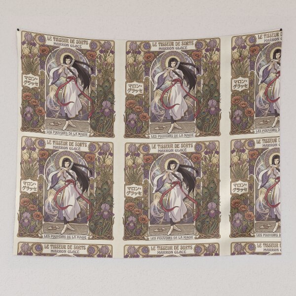 Item preview, Marron Glace in Alphonse Mucha Style designed and sold by Solace Sparkles.