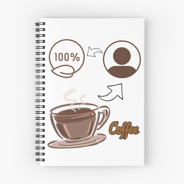 Item preview, Coffee Powered 100 Percent Human Fuel Illustration designed and sold by Esraasamir1995.