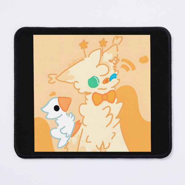 Item preview, Whimsical Cat and Duck Duo Art designed and sold by J-Mindful.