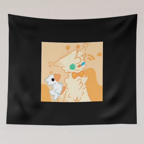 Item preview, Whimsical Cat and Duck Duo Art designed and sold by J-Mindful.