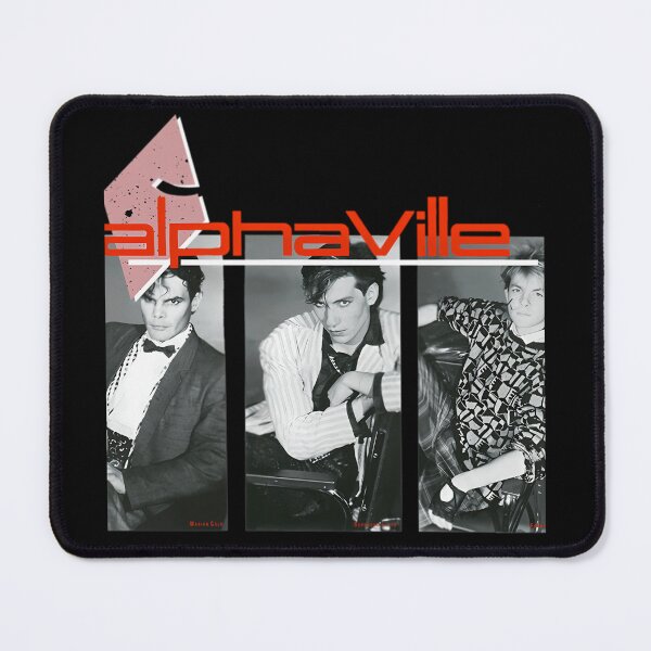 Item preview, Trio Band Portrait Black White Red Geometric Framing designed and sold by TylerHoopera.