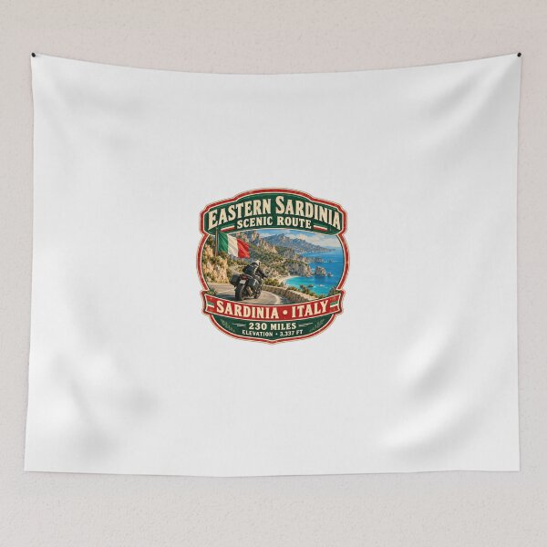 Item preview, Eastern Sardinia Scenic Route Sardinia Italy Motorcycle Travel Road Trip Journey designed and sold by Star3NowForMe.