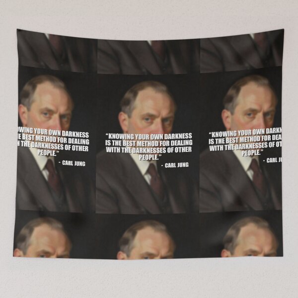 Item preview, Carl Jung, Knowing your own darkness is the best method for dealing with the darknesses of other people designed and sold by 4gottenlore.