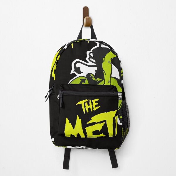 Item preview, The Meteors Punk Rock Band Green Creature Bass Flames designed and sold by WarmTones.