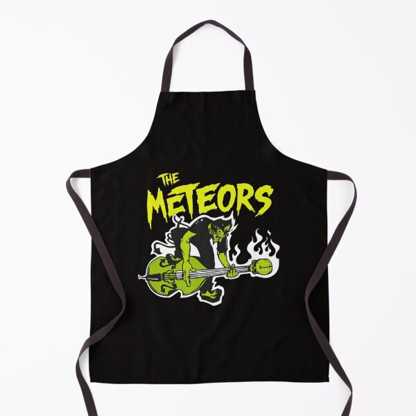 Item preview, The Meteors Punk Rock Band Green Creature Bass Flames designed and sold by WarmTones.