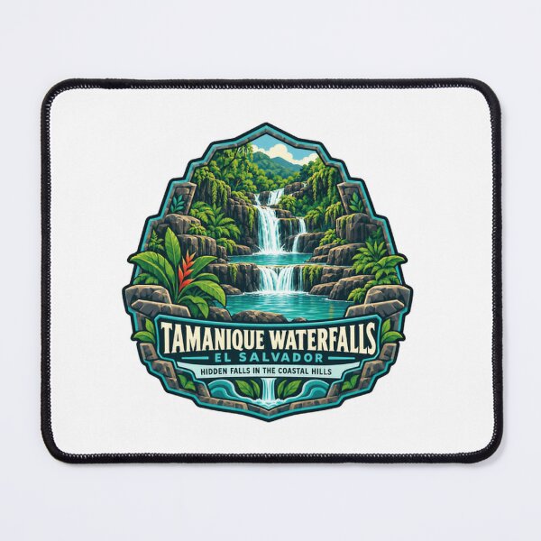 Item preview, Tamanique Waterfalls El Salvador Hidden Falls In The Coastal Hills Travel Explorer Nature Vacation designed and sold by Simsimah26Parks.