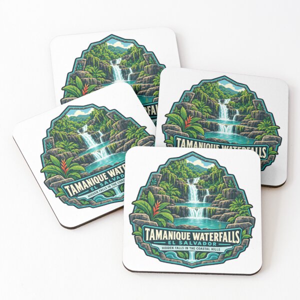 Item preview, Tamanique Waterfalls El Salvador Hidden Falls In The Coastal Hills Travel Explorer Nature Vacation designed and sold by Simsimah26Parks.